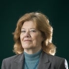 Historical fiction writer Anne Perry at the Edinburgh International Book Festival where she talked about her new book entitled Execution Dock. 