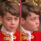 Prince George Makes Funny Faces as King Charles Is Crowned at Coronation