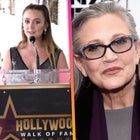 Billie Lourd Honors Carrie Fisher at Hollywood Walk of Fame Ceremony
