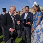 King Charles III, Lionel Richie and Lisa Parigi