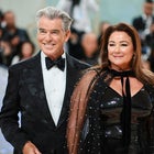 Pierce Brosnan and Keely Shay Smith