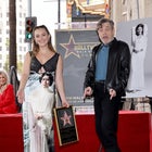 Billie Lourd and Mark Hamill