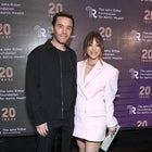 Tom Pelphrey and Kaley Cuoco attend an evening "From The Heart" hosted by The John Ritter Foundation at Avalon Hollywood & Bardot on May 04, 2023 in Los Angeles, California.