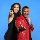 Jamie Foxx Corinne Foxx 'We Are Family' Press Still Fox