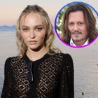 Lily-Rose Depp and Johnny Depp