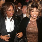 Oprah Winfrey and Tina Turner
