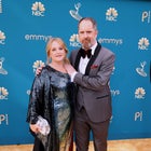 Shannon Nelson and Brendan Hunt arrive to the 74th Annual Primetime Emmy Awards held at the Microsoft Theater on September 12, 2022.
