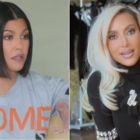 Kourtney and Kim Kardashian