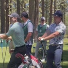 Miles Teller and Chace Crawford Dance to Bad Bunny's Lyrics During Golf Tournament  