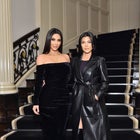  Kim Kardashian and Kourtney Kardashian attend VIOLET GREY x Victoria Beckham Beauty LA Dinner hosted by Lynda Resnick and Cassandra Grey at a Private Residence on November 20, 2019 in Beverly Hills, California.