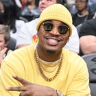 Singer Ne-Yo attends the game between the Brooklyn Nets and the Atlanta Hawks at State Farm Arena on February 26, 2023 in Atlanta, Georgia