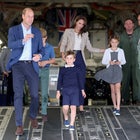 prince william kate middleton prince george prince louis princess charlotte raf