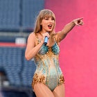 Taylor Swift performs onstage during "Taylor Swift | The Eras Tour" at Empower Field At Mile High on July 14, 2023 in Denver, Colorado.