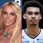 Britney Spears and Victor Wembanyama