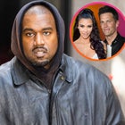 Kanye West, Kim Kardashian and Tom Brady