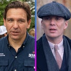 Ron DeSantis and Cillian Murphy