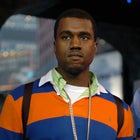 Kanye West during Kanye West and Raven Visit MTV's "TRL" - February 10, 2004 at MTV Studios, Times Square in New York City, New York, United States.