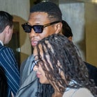 Jonathan Majors, and his girlfriend, Meagan Good