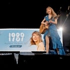Taylor Swift performs onstage during "Taylor Swift | The Eras Tour" at SoFi Stadium on August 09, 2023 in Inglewood, California.