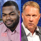 Michael Oher and Hugh Freeze