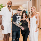 Tristan Thompson, Travis Barker, Kourtney Kardashian, Khloe Kardashian