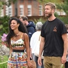 Vick Hope and Calvin Harris