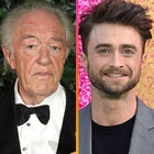 Michael Gambon and Daniel Radcliffe