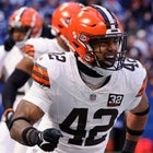 Tony Fields II #42 of the Cleveland Browns