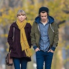 Taylor Swift and Harry Styles are seen walking around Central Park on December 02, 2012 in New York City.