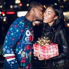 couple at Christmas 