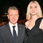 Peter Morgan and Elizabeth Debicki