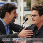 Chuck Lorre and Charlie Sheen 