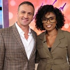 Ryan Lochte and Jennifer Hudson 