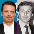 Sebastian Stan and Donald Trump