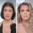 Kourtney and Khloe Kardashian