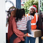 christmas gift arriving