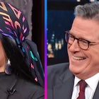 Nicki Minaj and Stephen Colbert