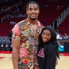 Simone Biles and Jonathan Owens