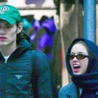 Louis Partridge and Olivia Rodrigo