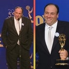 'The Sopranos' Turns 25: Watch James Gandolfini React to Emmy Win and Explain Tribute to His Son (Flashback) 