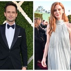 Patrick J. Adams and Sarah Rafferty