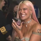 Watch Karol G Call Her Dad After First-Ever GRAMMY Win (Exclusive)