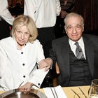 Helen Morris and Martin Scorsese