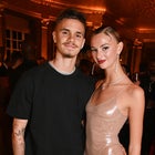 Romeo Beckham and Mia Regan