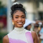Lori Harvey is seen on December 09, 2023 in Miami, Florida.