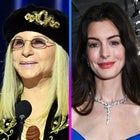 Barbra Streisand and Anne Hathaway 
