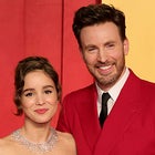 Alba Baptista and Chris Evans