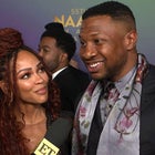 Meagan Good and Jonathan Majors hit the NAACP Awards red carpet