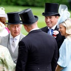 King Charles III and his nephew Peter Phillips