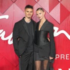 Romeo Beckham and Mia Regan attend The Fashion Awards 2023 presented by Pandora at the Royal Albert Hall on December 04, 2023 in London, England